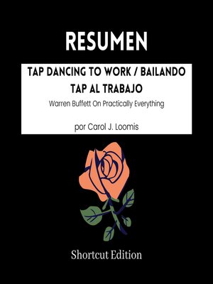 cover image of RESUMEN--Tap Dancing to Work / Bailando Tap al Trabajo